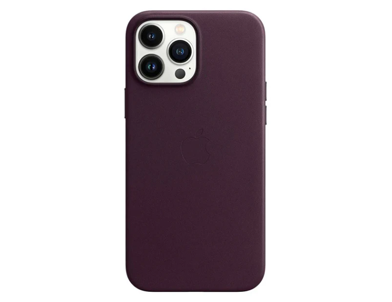 Apple MagSafe Leather Case (Suits iPhone 13 Pro Max) - Dark Cherry