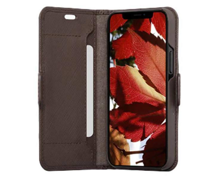 Dbramante Milano Case (Suits iPhone 12 Mini) - Dark Chocolate