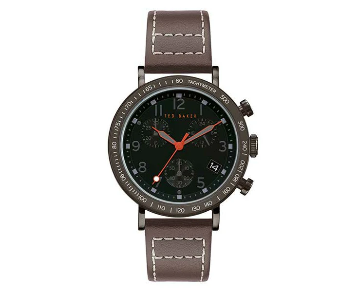 Ted Baker Marteni Brown Leather Strap Watch (BKPMRF902)