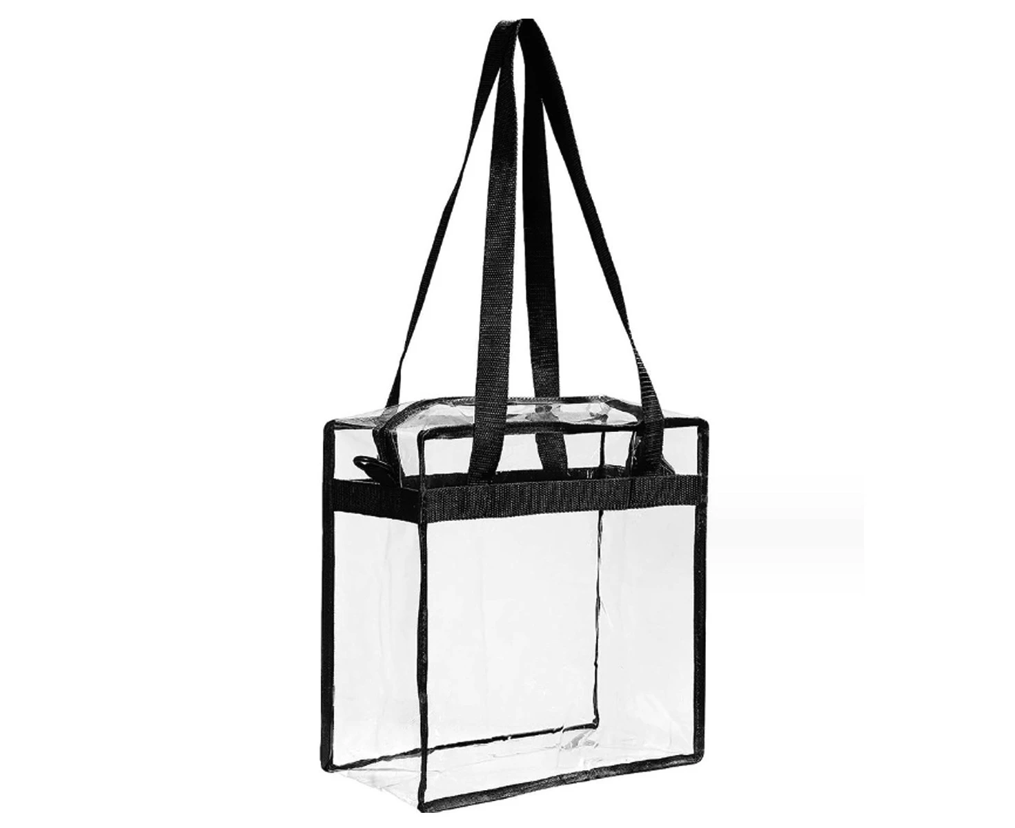 Clear Bags, Stadium Approved Clear Tote Bag with Zipper Closure, Crossbody Messenger Shoulder Bag with Adjustable Strap