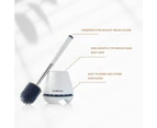 Nontre, Toilet Brush, Premium Non-Scratch TPR Brush Head, Ventilated Design