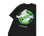 Ghostbusters Unisex Adult Slime Logo Short-Sleeved T-Shirt (Black) - NS8488