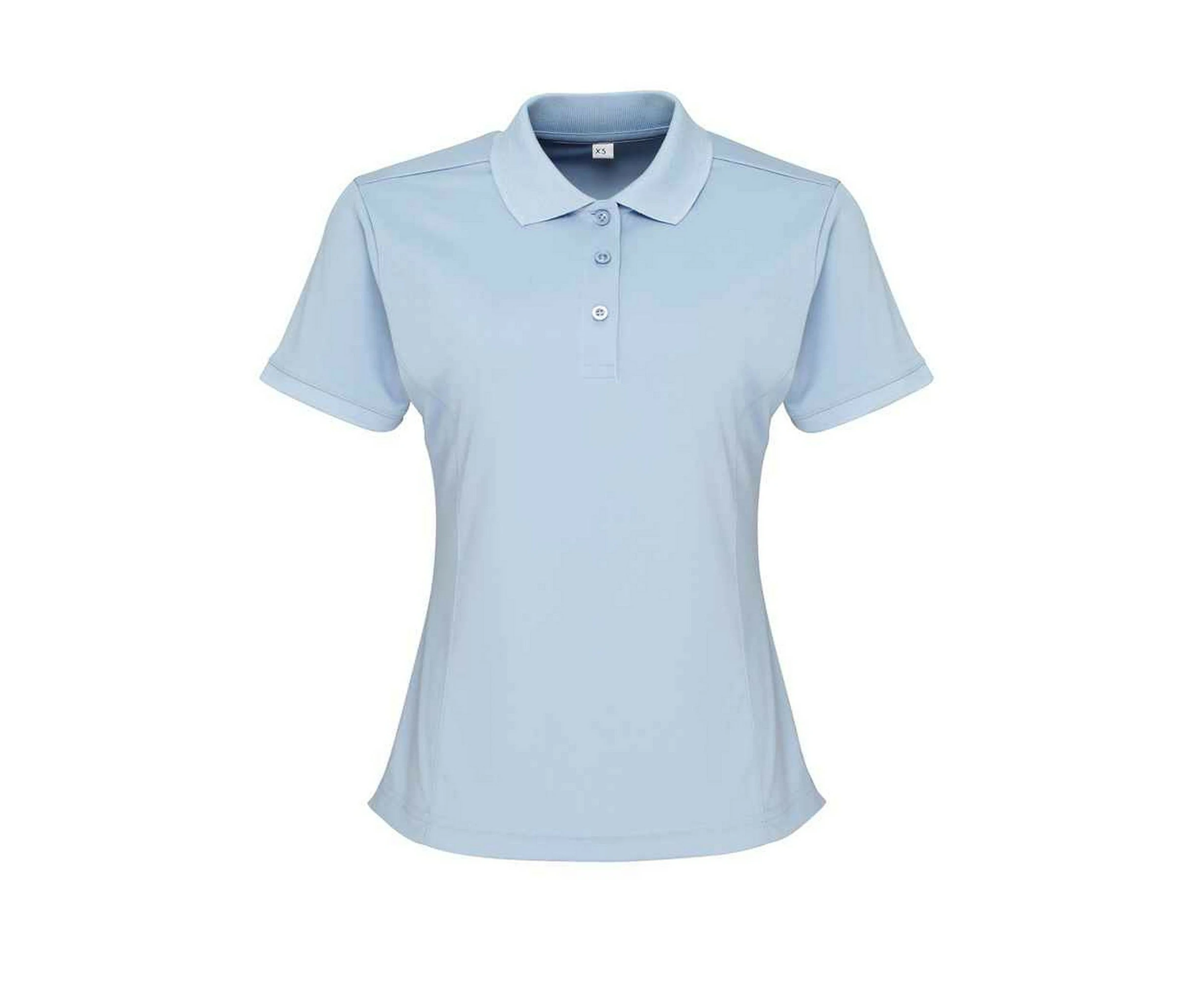 Premier Womens Coolchecker Pique Polo Shirt (Light Blue) - PC5614