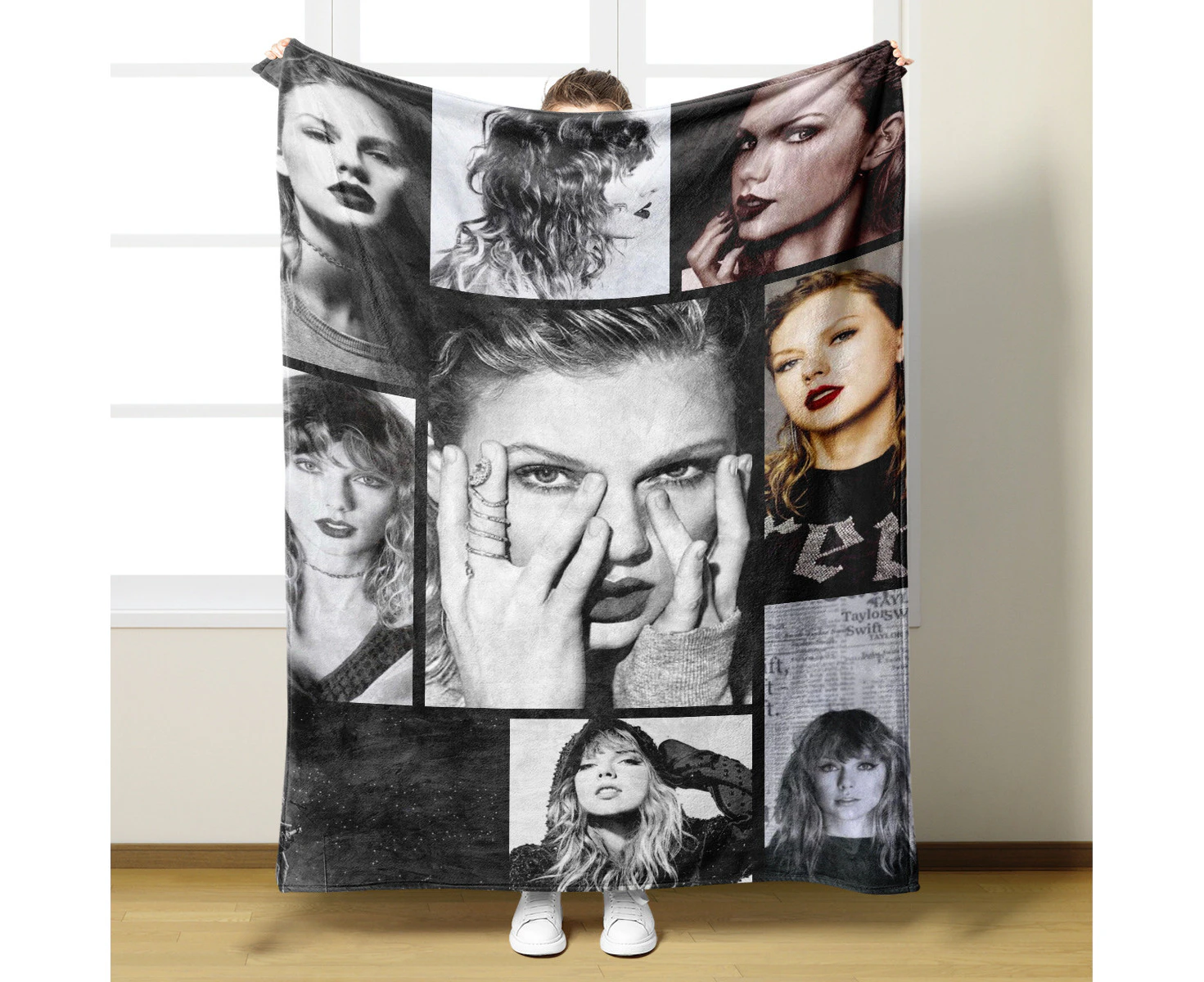 Taylor Swift Singer Flannel Blanket Taylor Swift Print Cover Blanket