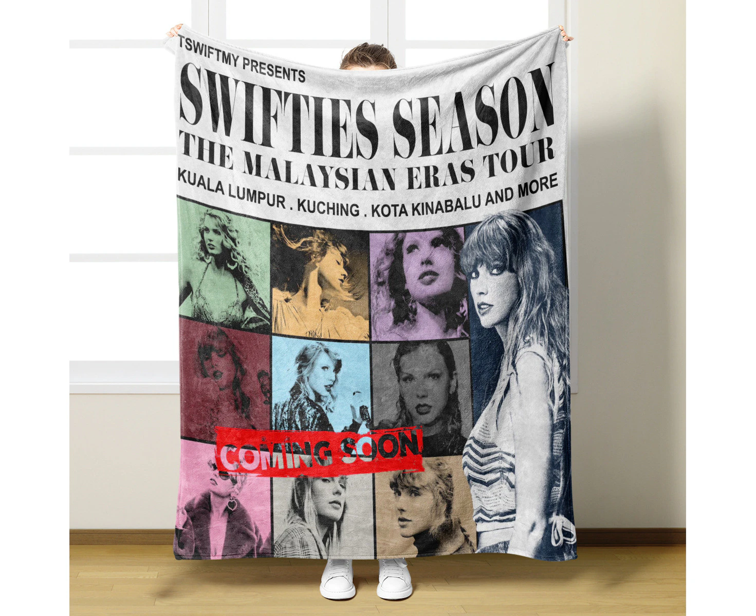 Taylor Swift Singer Flannel Blanket Taylor Swift Print Cover Blanket