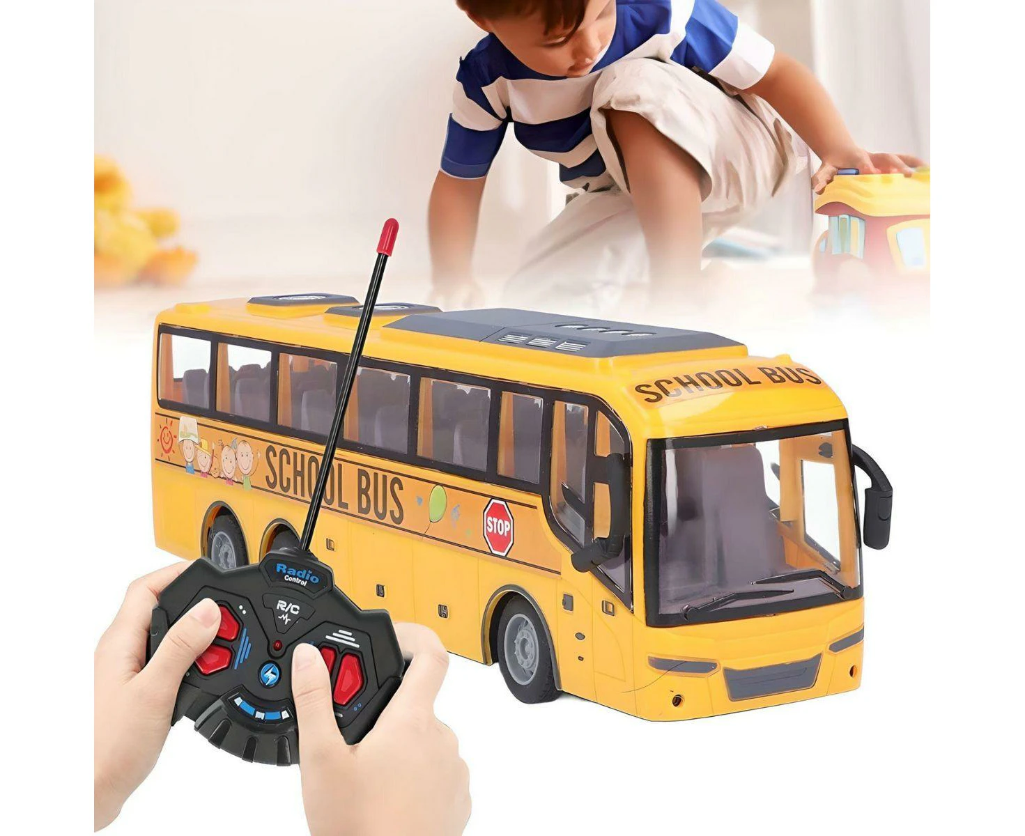 Kidst Wonder Wheels Remote Control School Bus Toy for Epic Expeditions