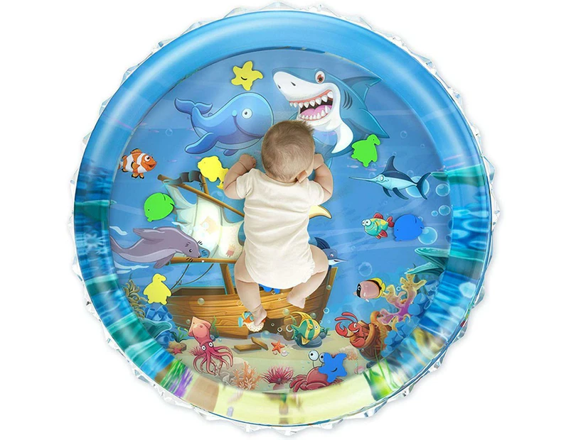 Toddly SplashJourney XL Inflatable Tummy Time Water Mat Sensory Mat for Baby