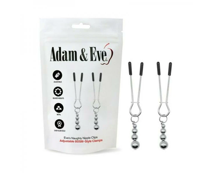 Adam & Eve Eve's Naughty Nipple Clips