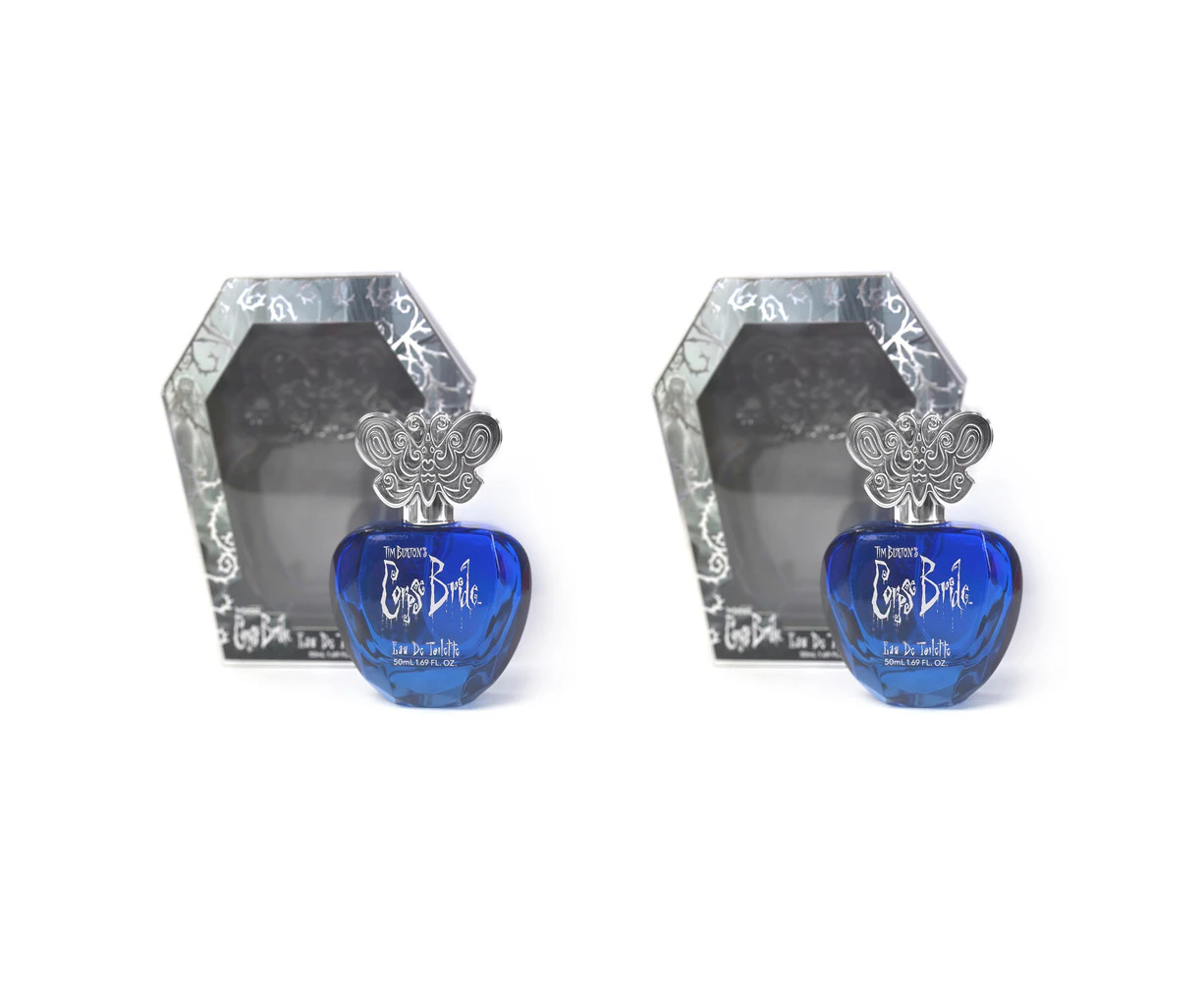 2x Corpse Bride Fragrance Kids/Childrens Perfume Scent Eau De Toilette 50ml 6y+