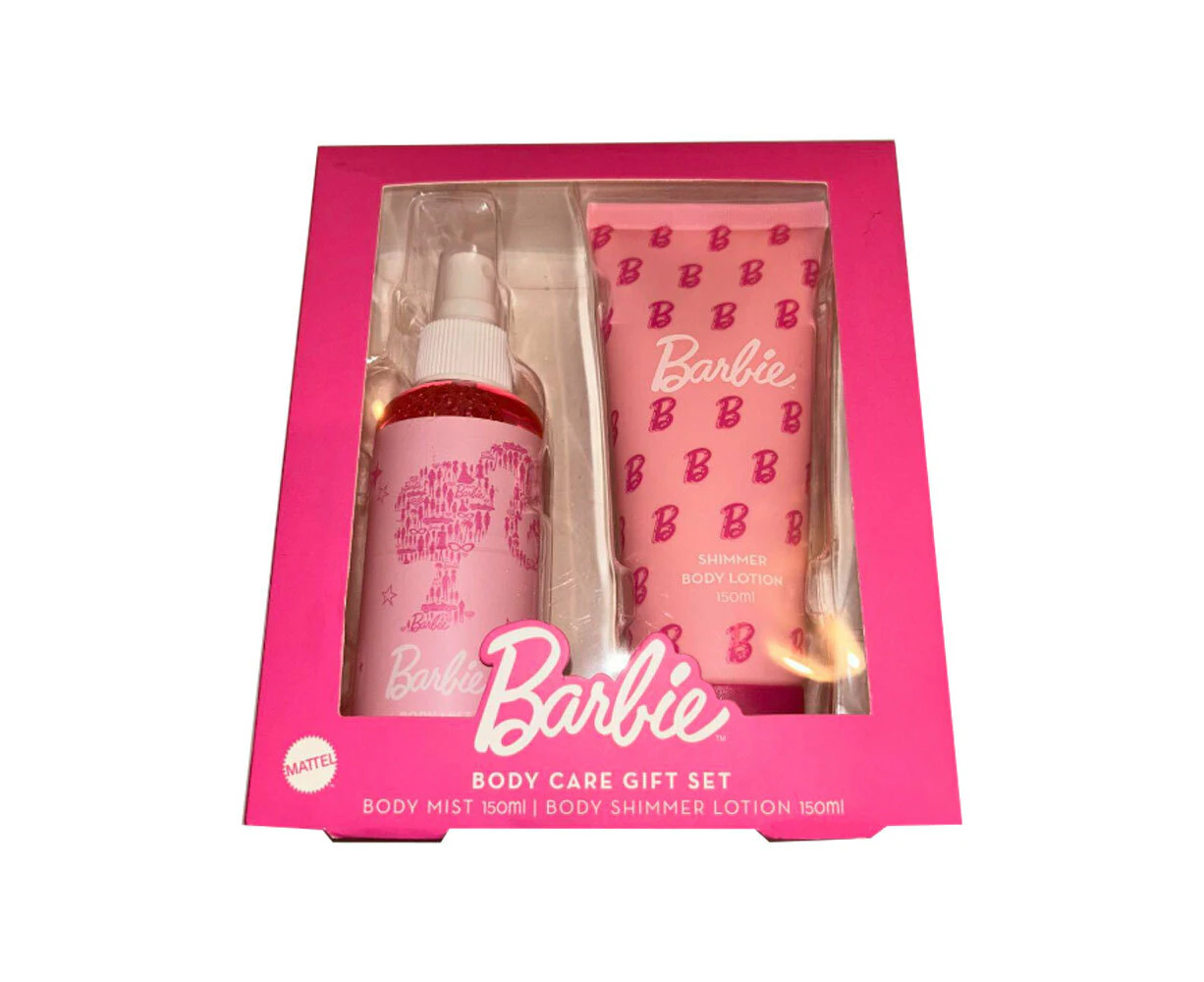 Barbie Body Care Range Kids Body Mist/Shimmer Lotion Skin Care Gift Set 6y+