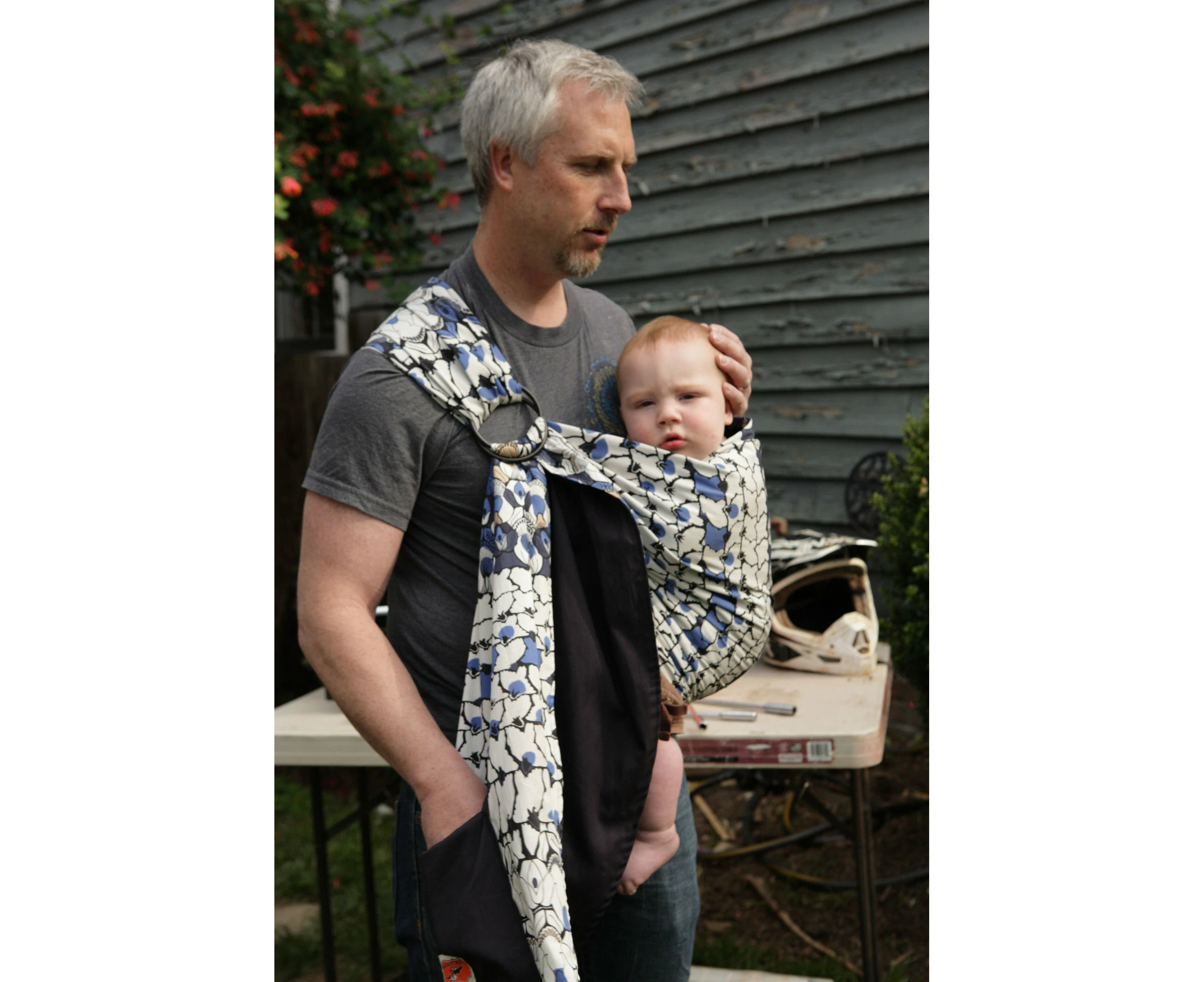 Rockin' Baby Peacock Johnny Reversible Sling