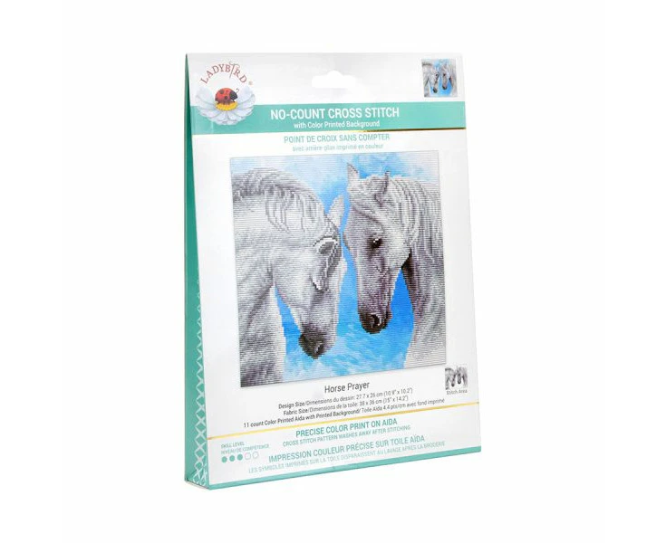 Ladybird No Count X Cross Stitch Horse Prayer Kit