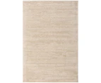 Newton Minimalism Stripes Beige Contemporary Rug - 4 Sizes