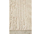 Newton Minimalism Stripes Beige Contemporary Rug - 4 Sizes