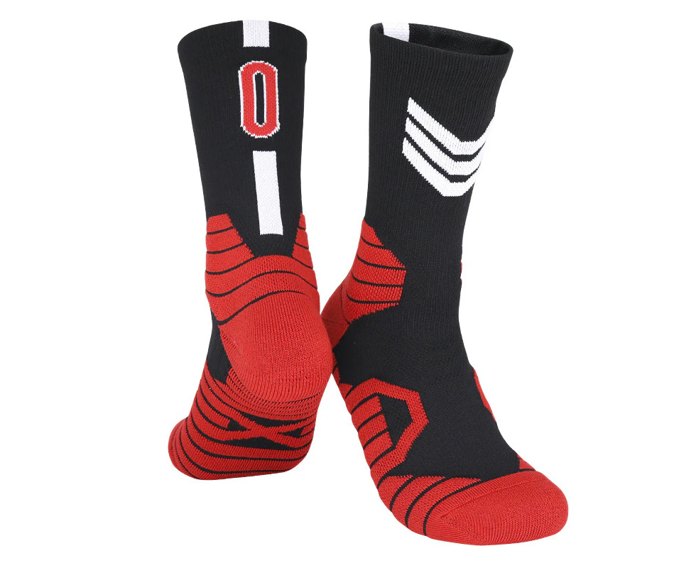 Kids Damien Lillard Portland Trail Blazers Basketball Socks - Black