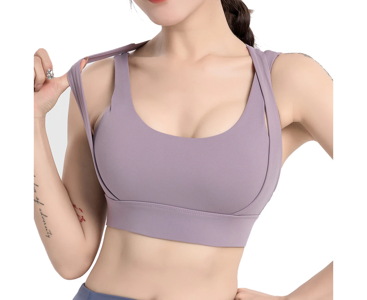 Sports Bras High Impact Sports Bras for Women Strappy Padded Sports Bra Crisscross Back Yoga Bras