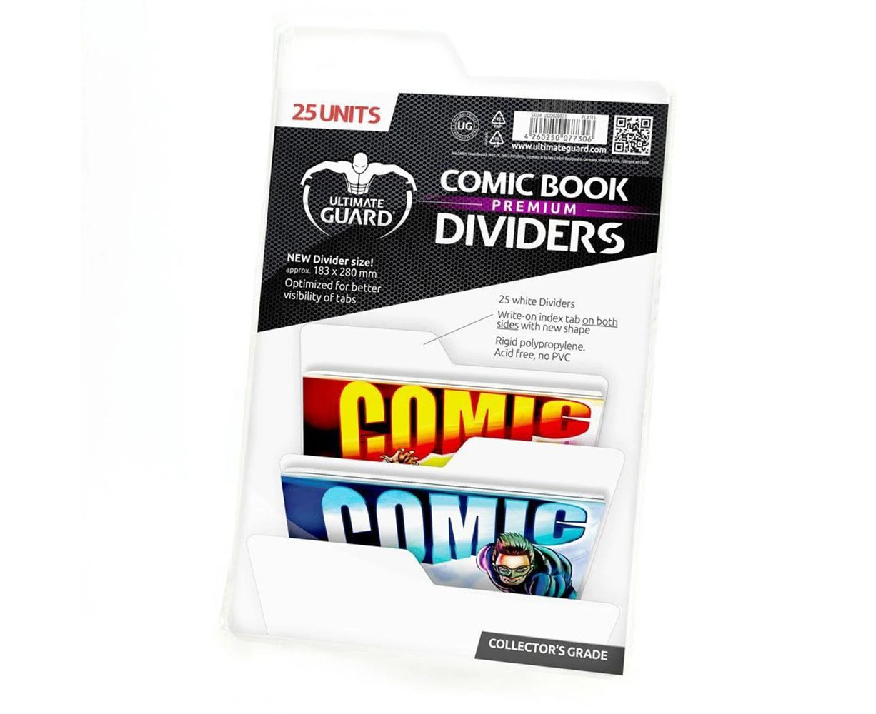 Ultimate Guard Premium Comic Book Dividers (White)