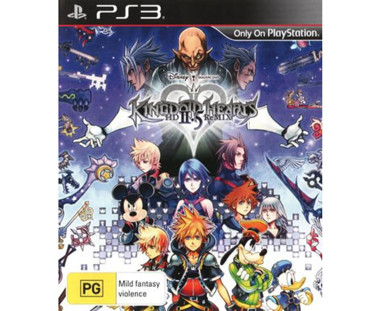 Kingdom Hearts HD II.5 ReMIX (PS3) Refurbished - Refurbished Grade B