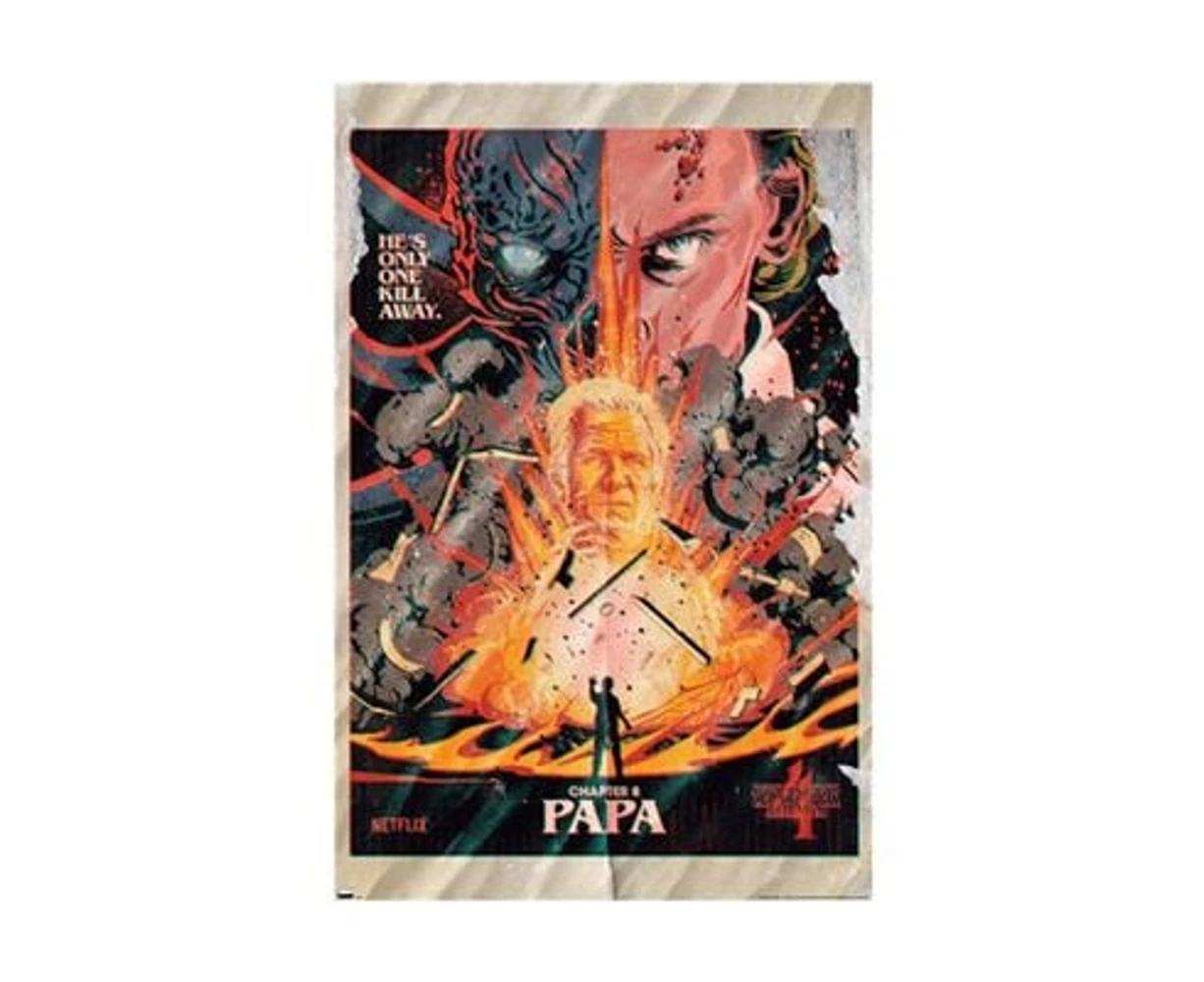 Stranger Things Season 4 Papa Poster