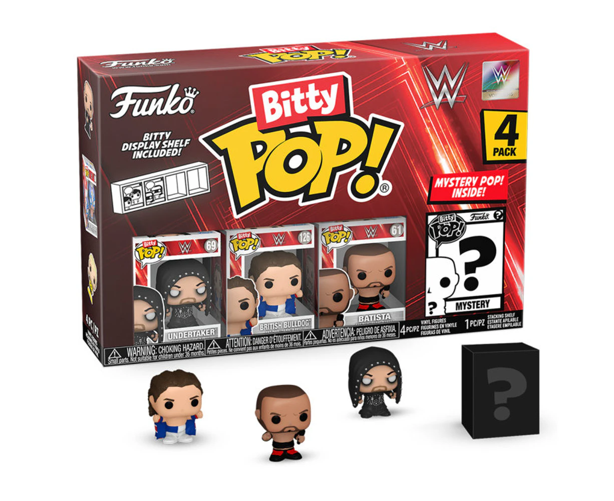 Wwe The Undertaker Bitty Pop! 4 Pack