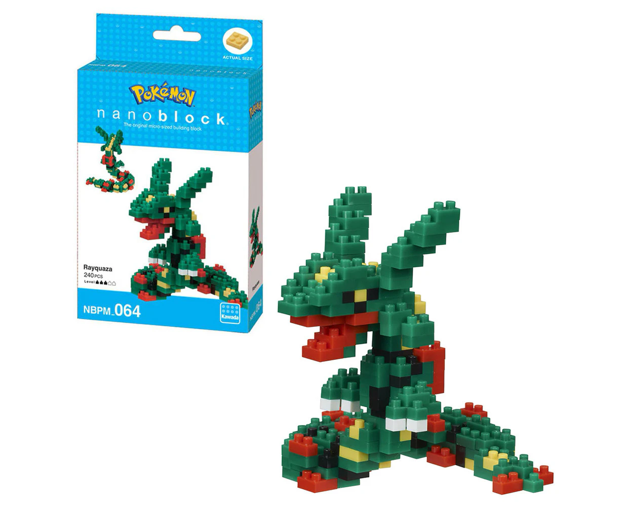 Nanoblock Pokemon Rayquaza