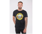 Guns N' Roses Snow Wash T-Shirt: Classic Logo - Black