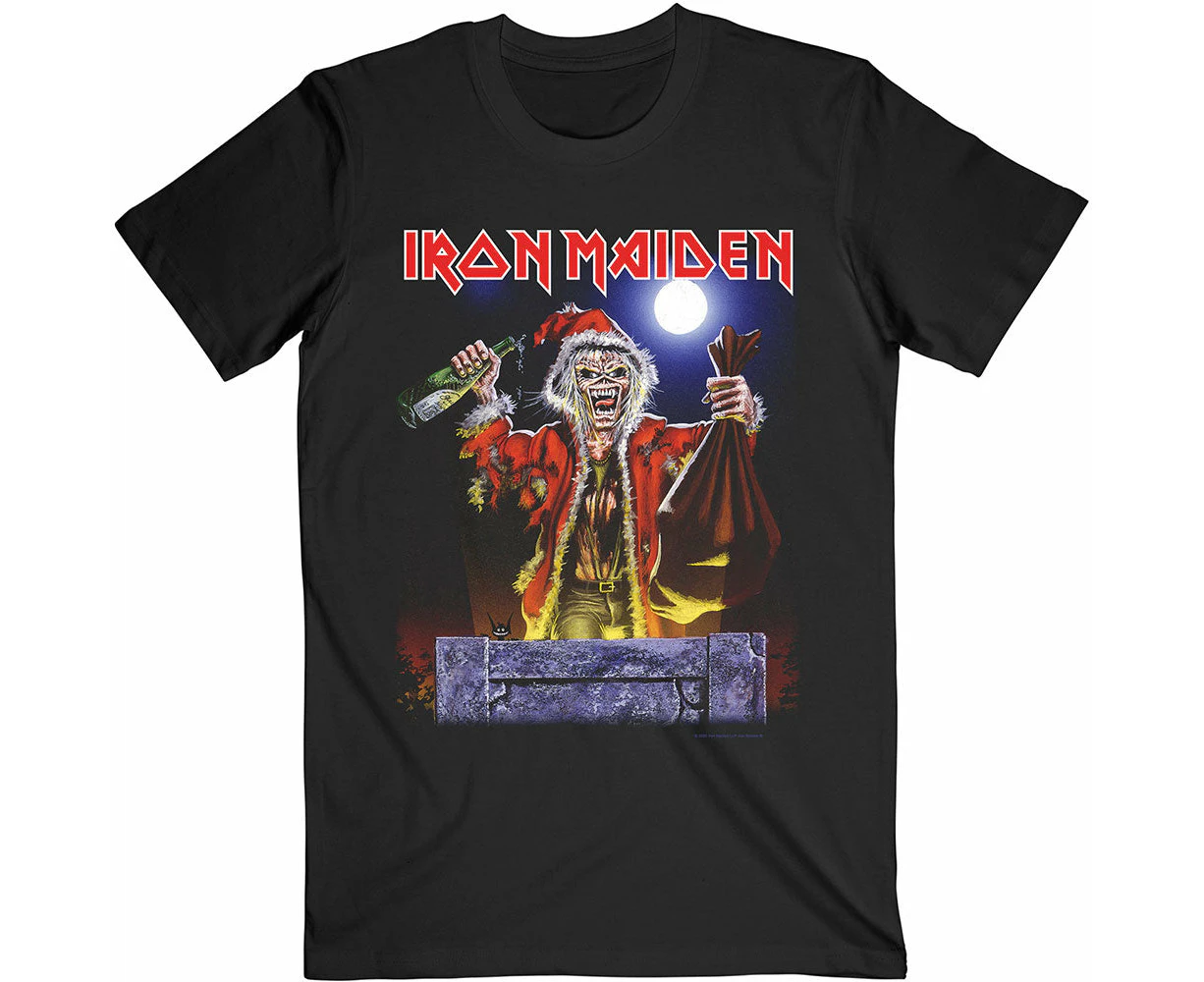 Iron Maiden | Official Band T-Shirt | No Prayer For Christmas (Back Print)