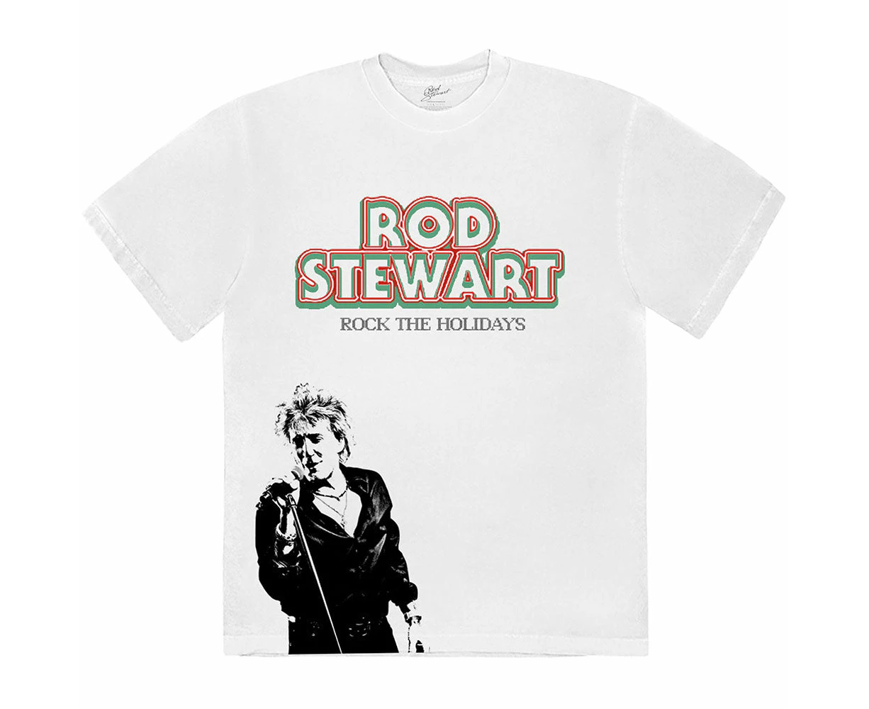 Rod Stewart | Official Band T-Shirt | Rock The Holidays