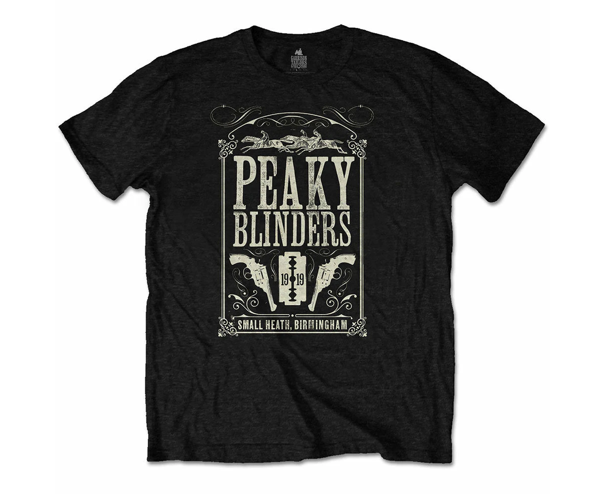 Peaky Blinders T Shirt Soundtrack 1919 Logo  Official Mens - Black