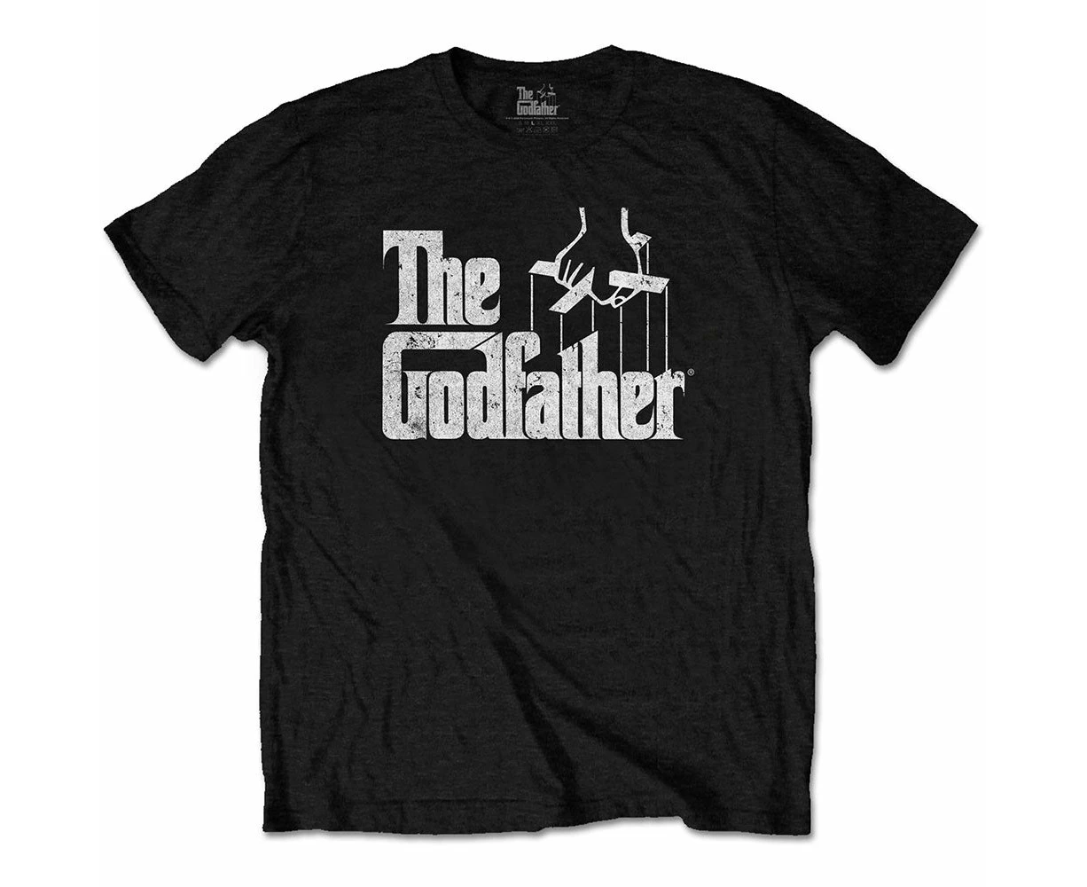 The Godfather T Shirt Movie Logo   Official Mens - Black