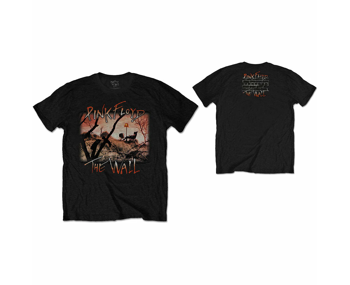 Pink Floyd | Official Band T-Shirt | The Wall Meadow with Back Print