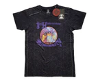 Jimi Hendrix Snow Wash T-Shirt: Experienced - Black