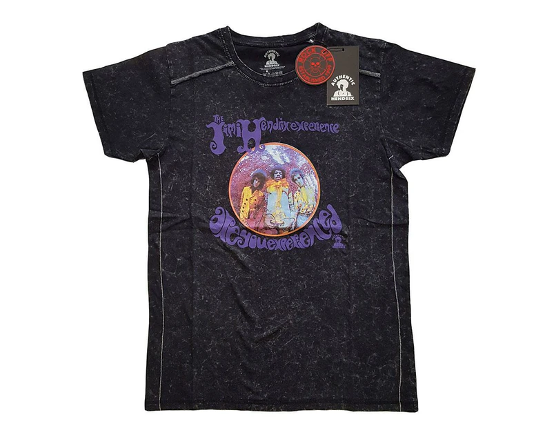 Jimi Hendrix Snow Wash T-Shirt: Experienced - Black