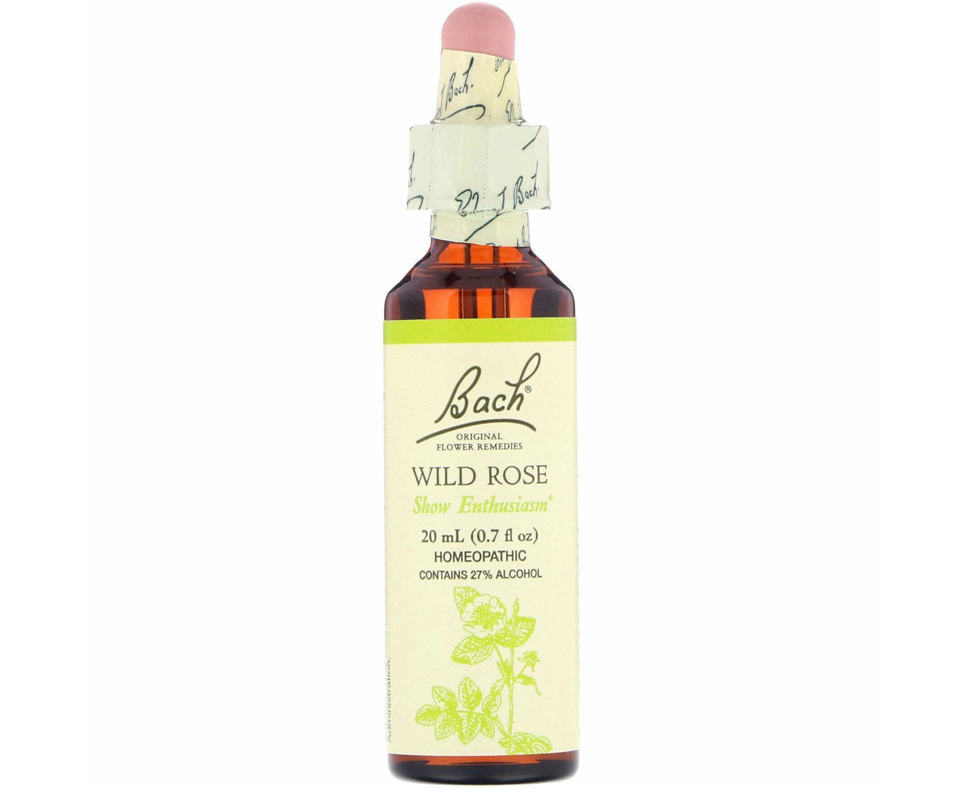 Bach, Original Flower Remedies, Wild Rose, 0.7 fl oz (20 ml)