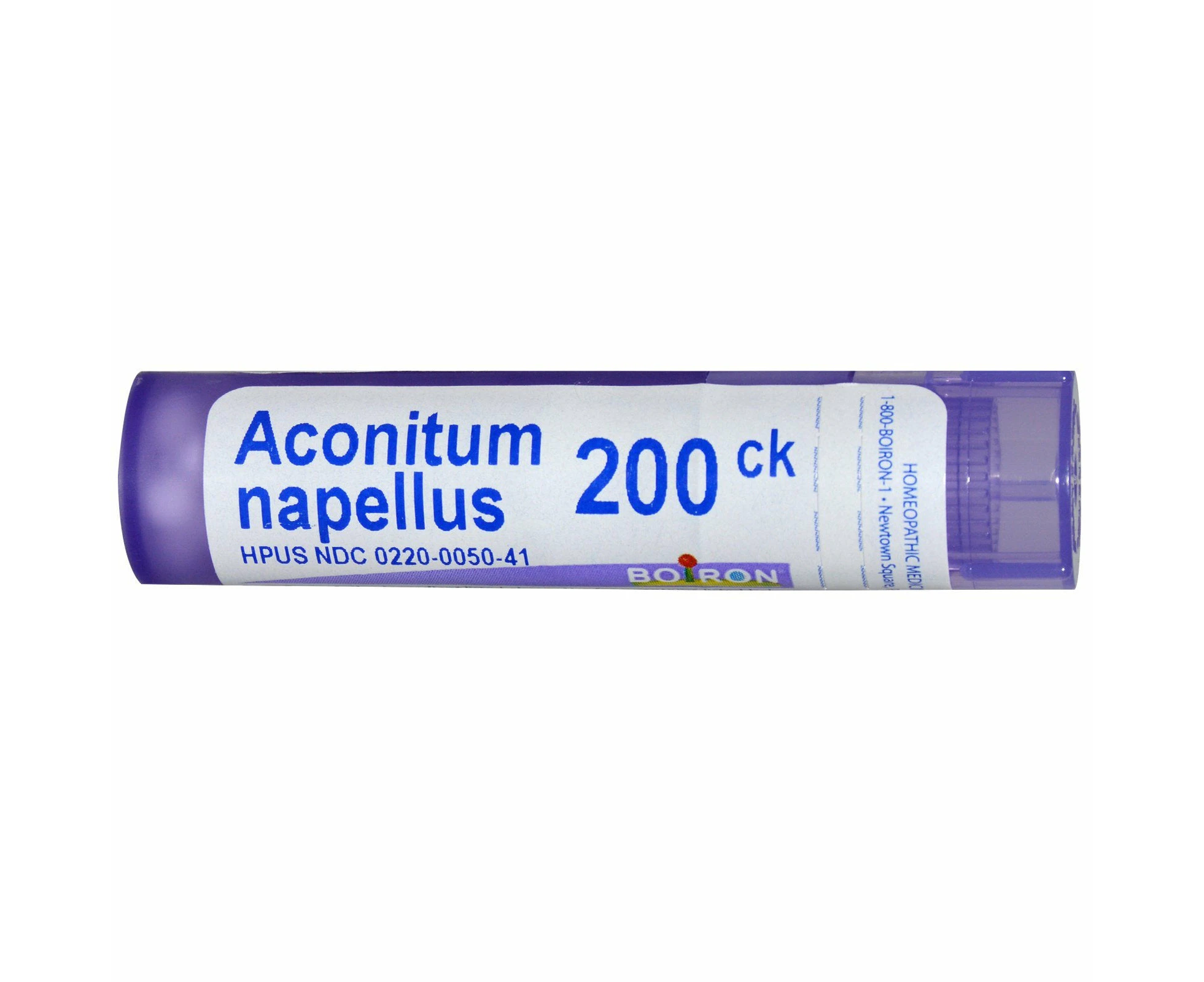 Boiron, Single Remedies, Aconitum Napellus, 200CK, Approx 80 Pellets