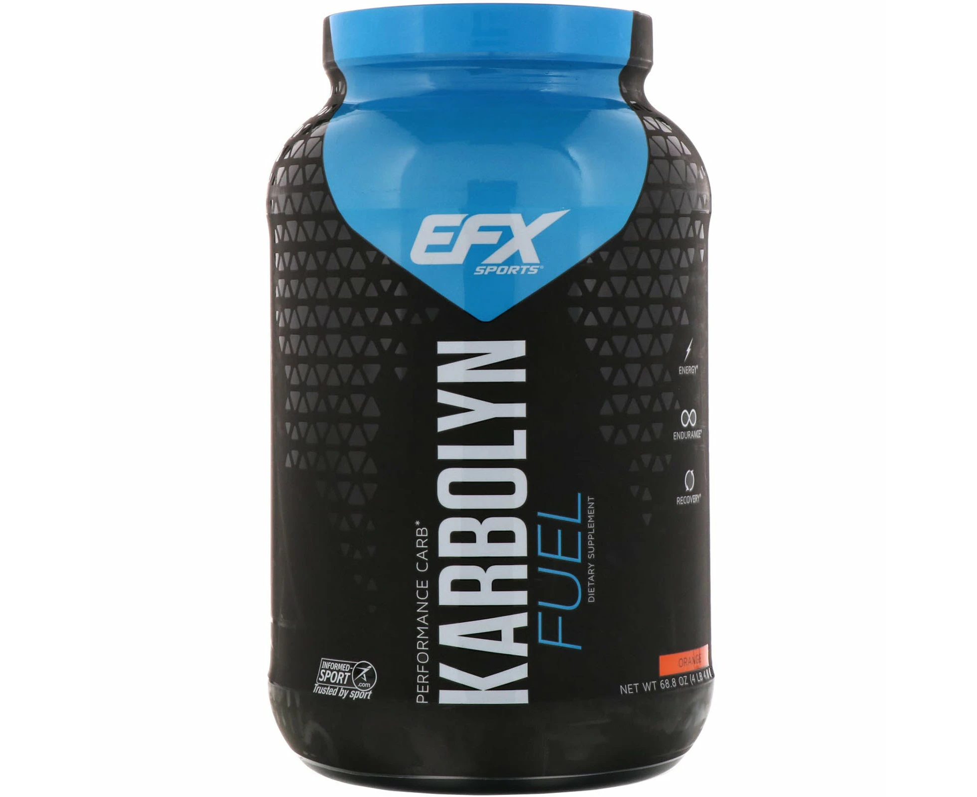 EFX Sports, Karbolyn Fuel, Orange, 4.3 lbs (1950 g)