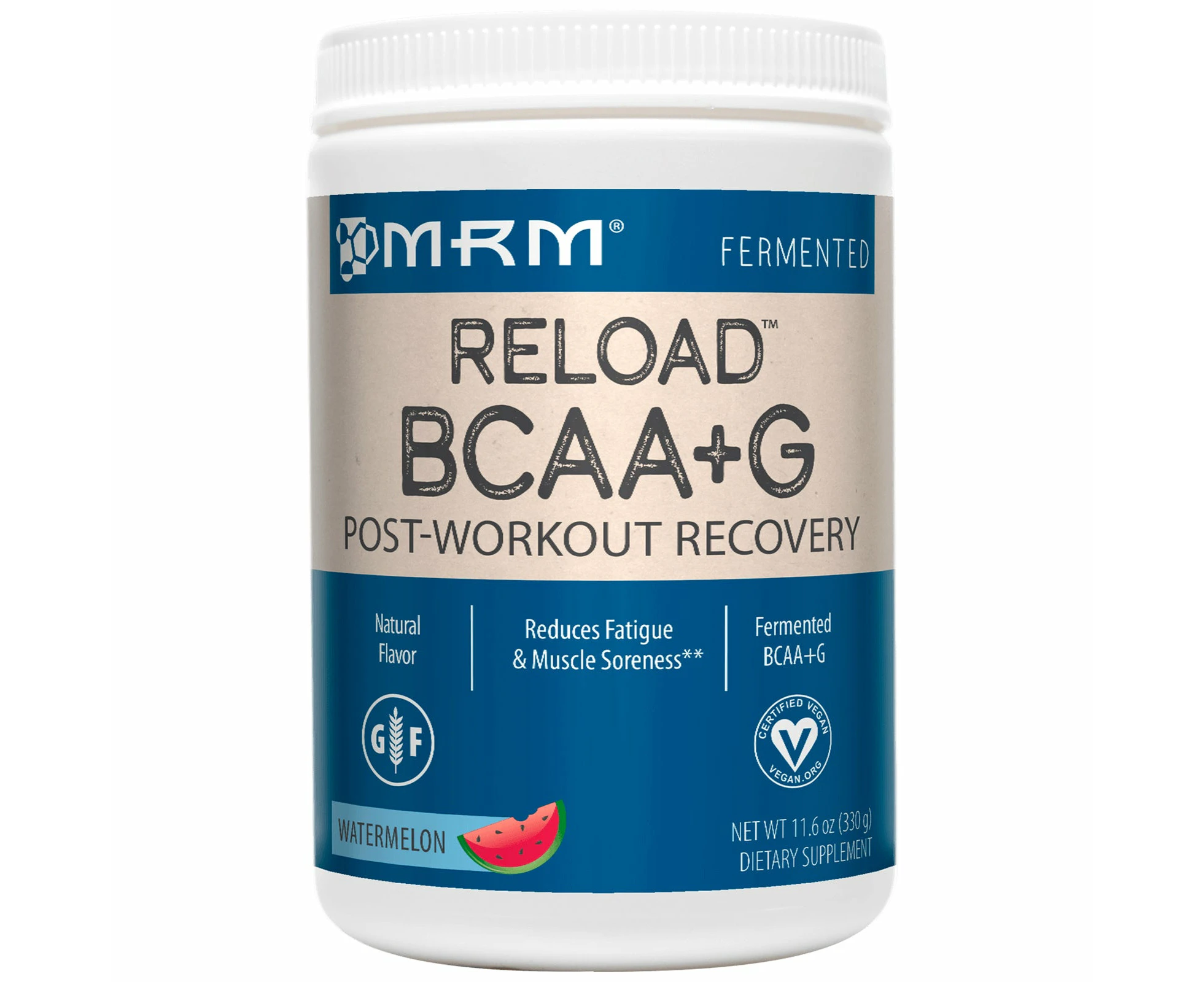 MRM, Reload BCAA+G, Post-Workout Recovery, Watermelon, 11.6 oz (330 g)