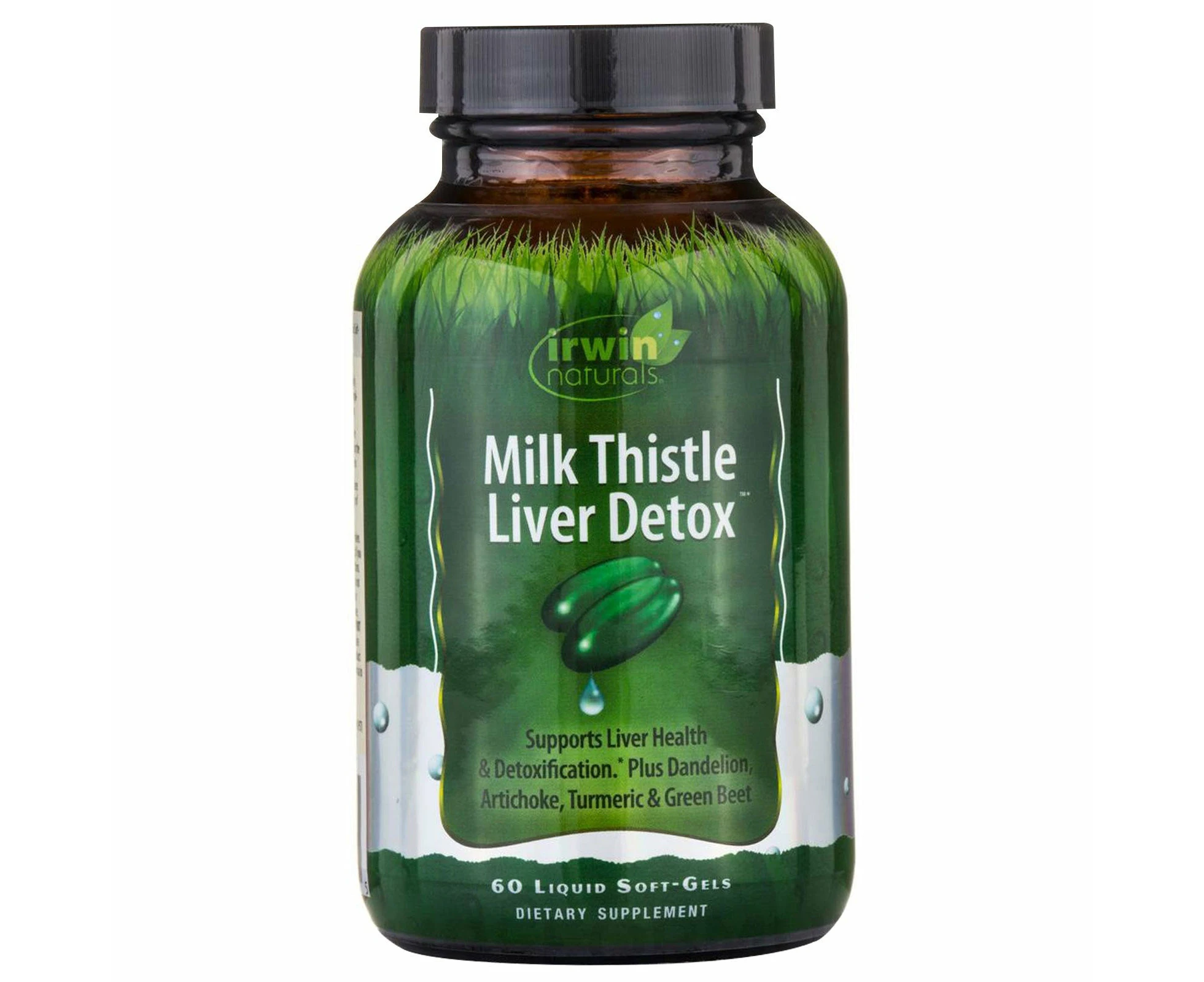 Irwin Naturals, Milk Thistle Liver Detox, 60 Liquid Soft-Gels