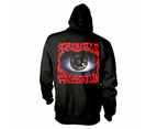 Trouble Hoodie Manic Frustration Band Logo  Official Mens  Pullover - Black