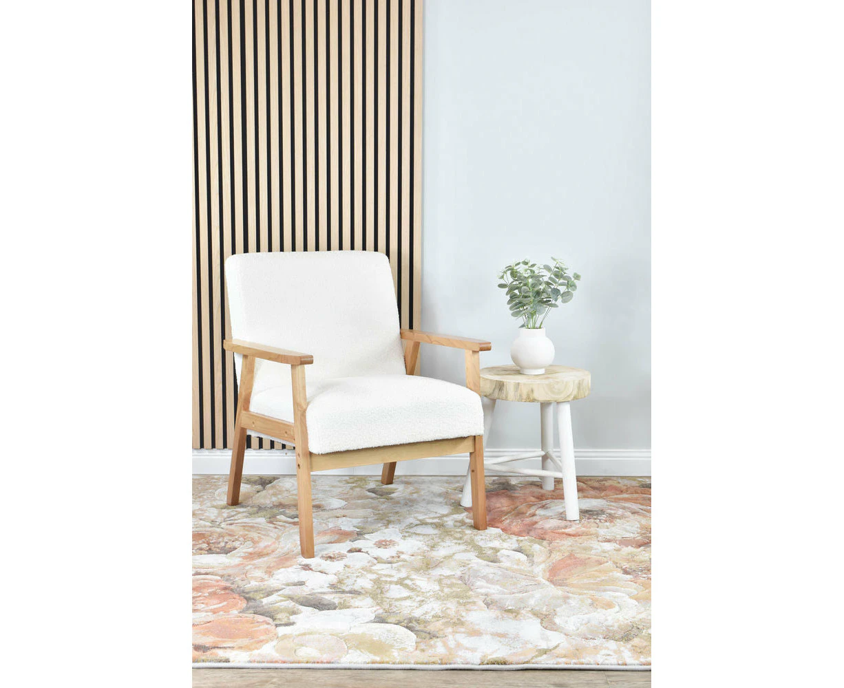 Designer Modern Lexington Beige Rust Rug