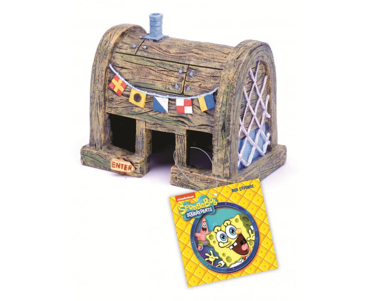 Penn-Plax SpongeBob Squarepants Krusty Krab Home Ornament Large