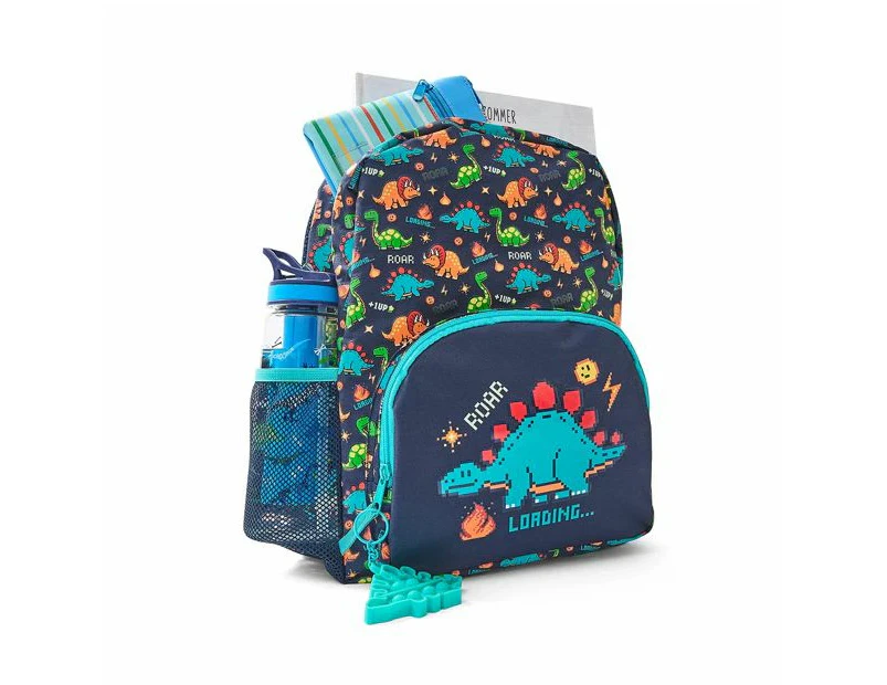 Junior Backpack, Dino Gamer, Navy - Anko