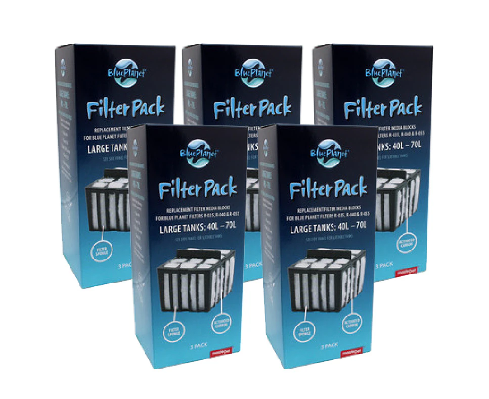 Blue Planet Filter Media for Large Tank (40-70L) BULK BUY 5pk