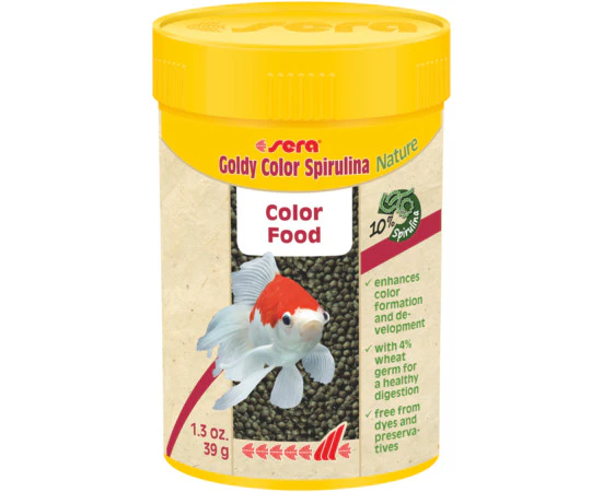 Sera Goldy Colour Spirulina Nature Food - 39g / 100mL (00881)