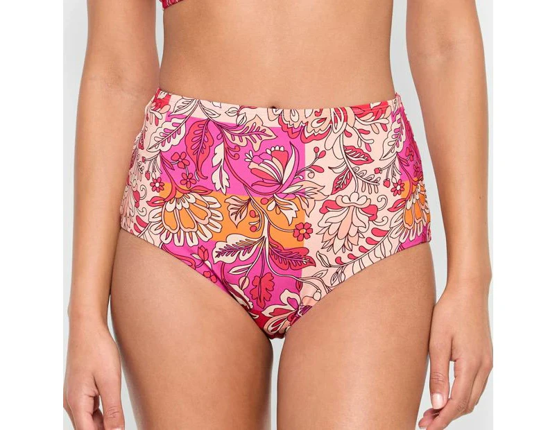 Target Resort High Waisted Swim Bikini Bottoms - Shape Your Body