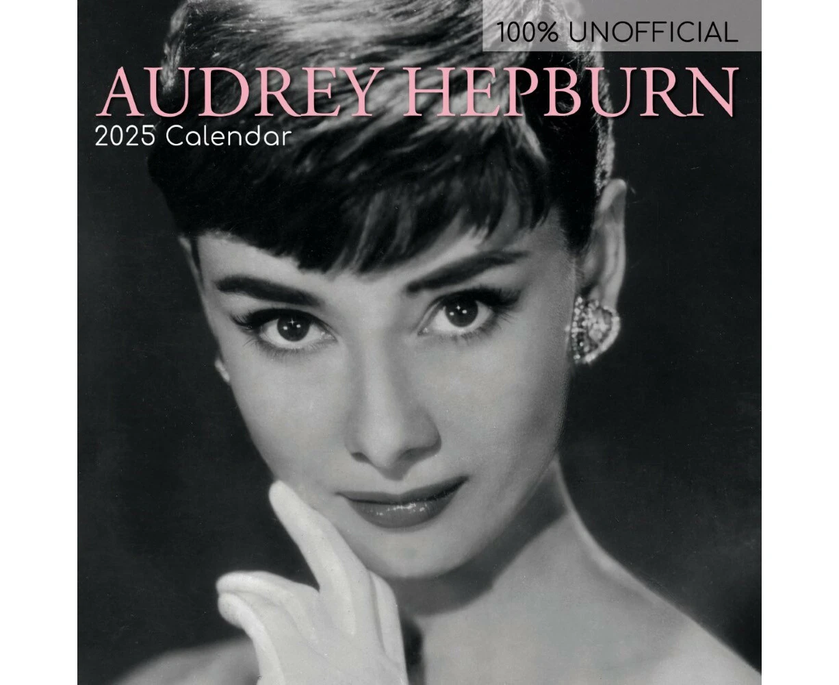 Audrey Hepburn - 2025 Square Wall Calendar 16 month by Gifted Stationery