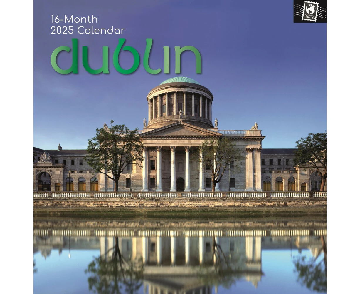 Dublin - 2025 Square Wall Calendar 16 month by Gifted Stationery