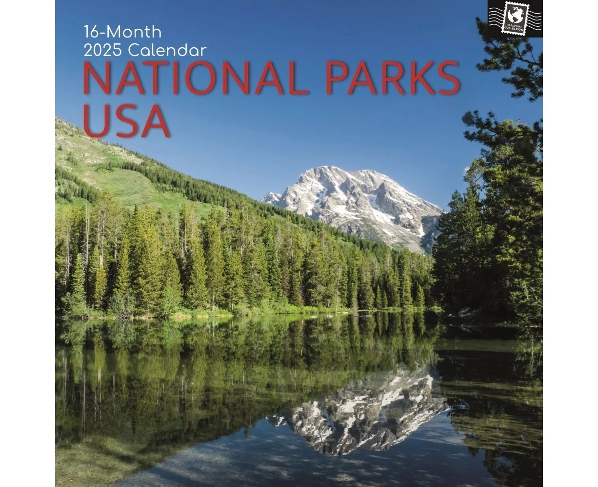 National Parks USA - 2025 Square Wall Calendar 16 month by Gifted Stationery