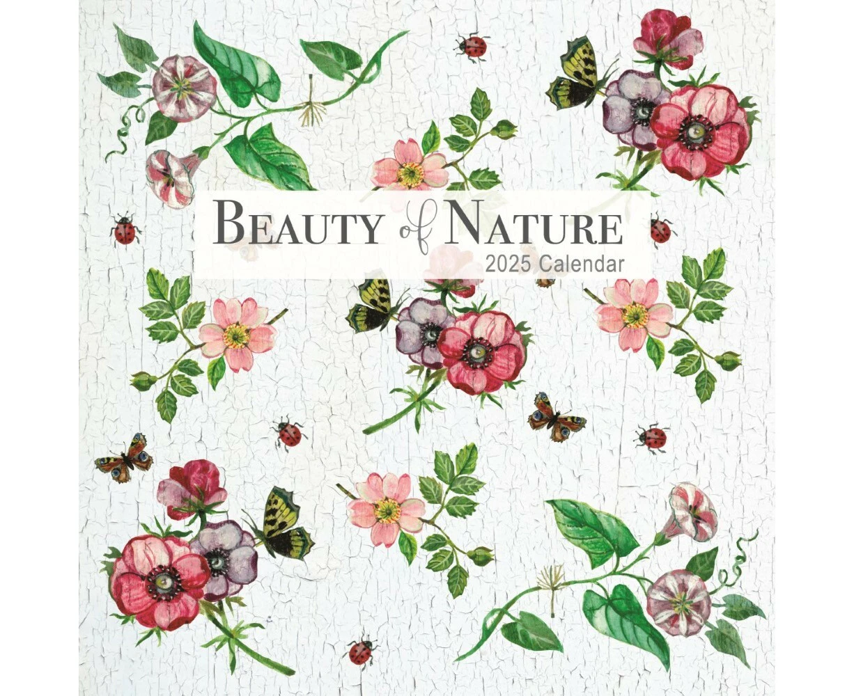 Beauty of Nature - 2025 Square Wall Calendar 16 month by Gifted Stationery