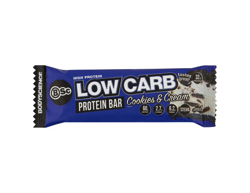 BSc Low Carb Cookies & Cream High Protein Bar 60g